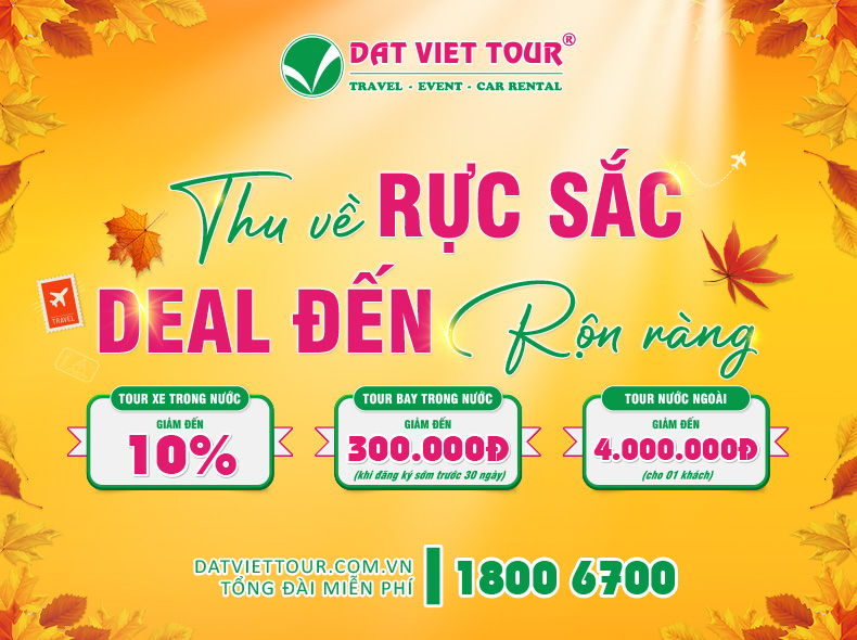 Tour du lịch mùa thu 2026
